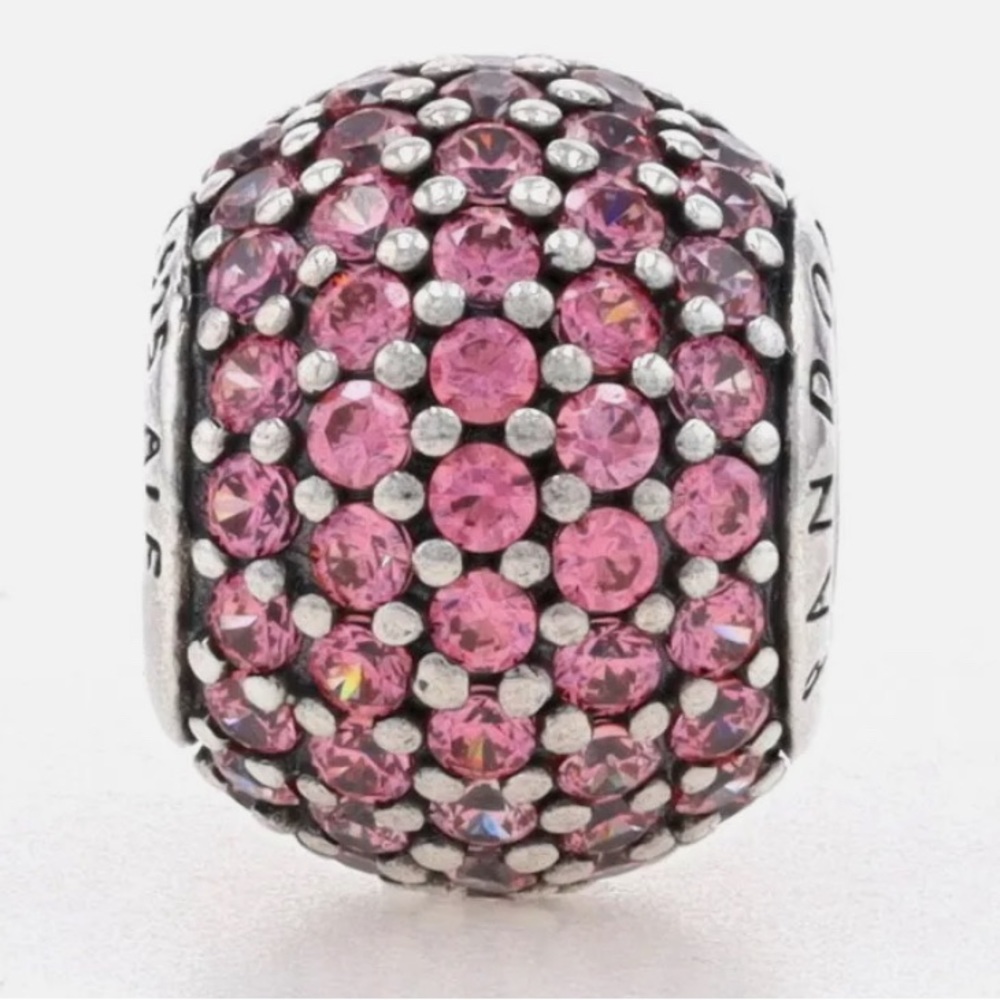 Pandora Pink Pave Charm